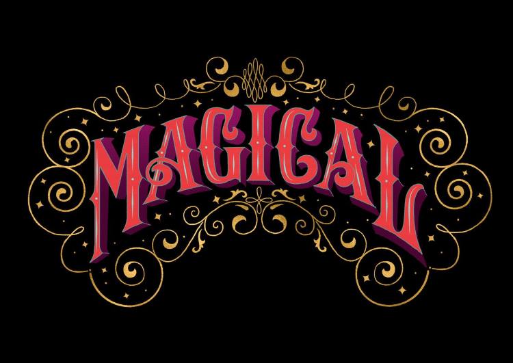 magical - Handlettering in 3D