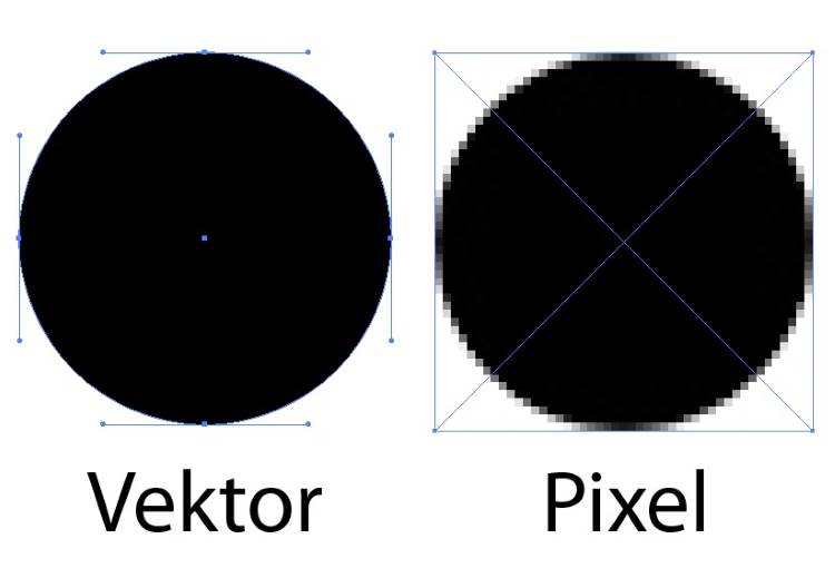 Unterschied Vektor und Pixel