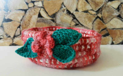 DIY Anleitung: Häkelkorb