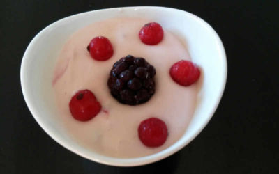 Rezept: leichte Beeren Creme