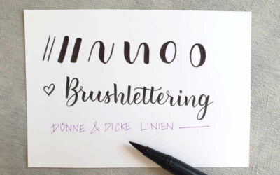 Was ist Brush Lettering? Alles was du wissen musst als Anfänger (inkl. Vorlage)