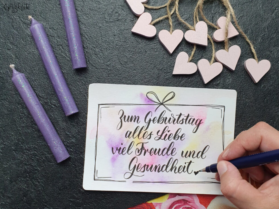 Tutorial Lettering Geburtstagskarte Mit Viel Text Gestalten Tutorial Lettering Geburtstagskarte Mit Viel Text Gestalten