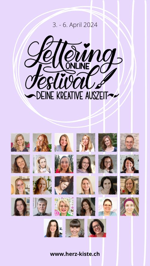 Lettering Online-Festival - deine kreative Auszeit im Februar
