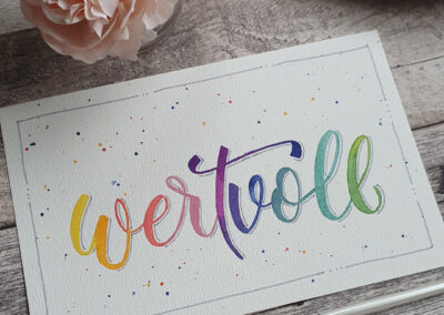 Watercolor Lettering